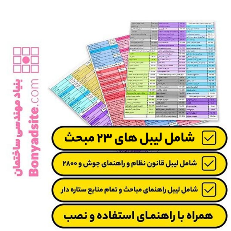 پکیج جامع لیبل طلایی